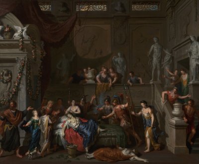 La muerte de Cleopatra de Gerard Hoet